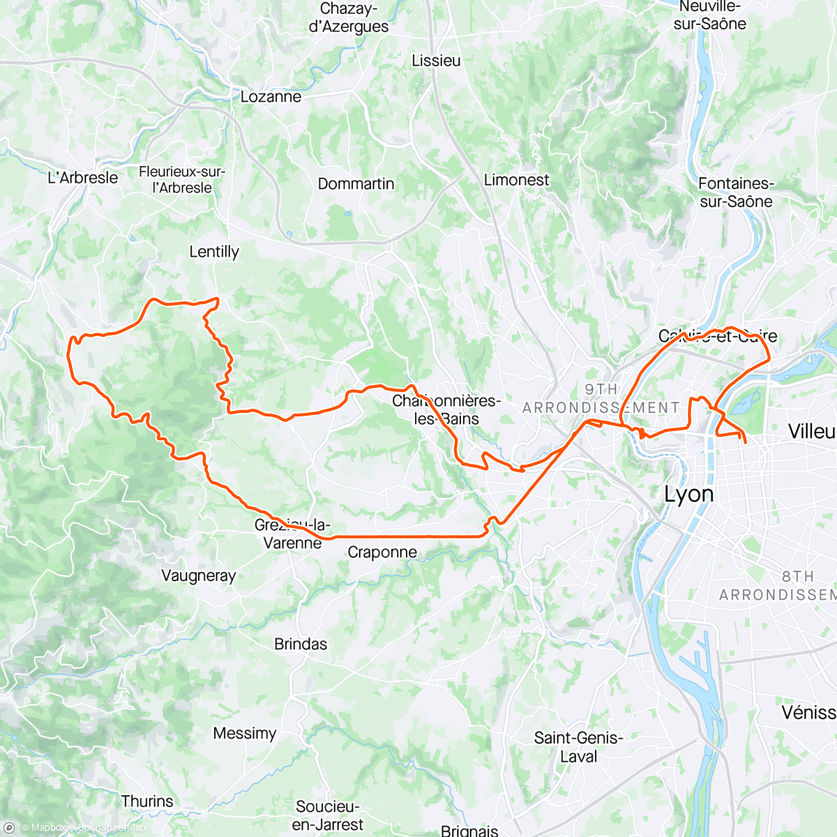 Map of the activity, S20/E5. Ride express MDL avec Pit stop ☕️ chez Sodicycle 😀🚴‍♂️