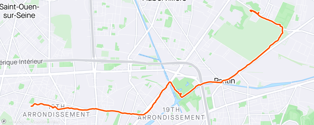 Map of the activity, Pont de Pierre