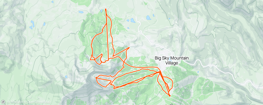 活动地图，Afternoon Alpine Ski