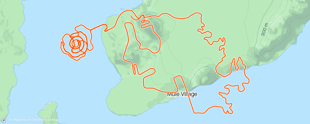 Mapa da atividade, Zwift - Race: ZRG-CC Friday Race (B) on Three Little Sisters in Watopia