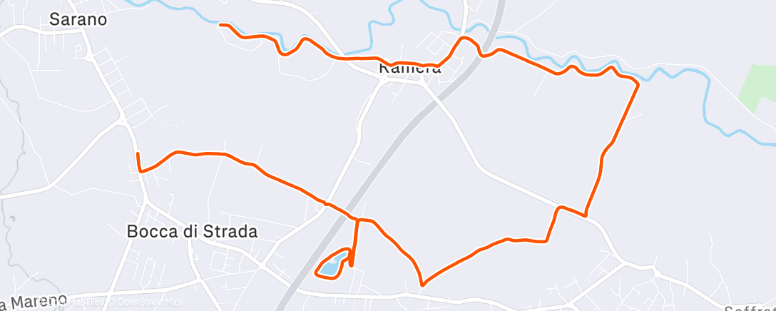 Карта физической активности (Corsa mattutina)