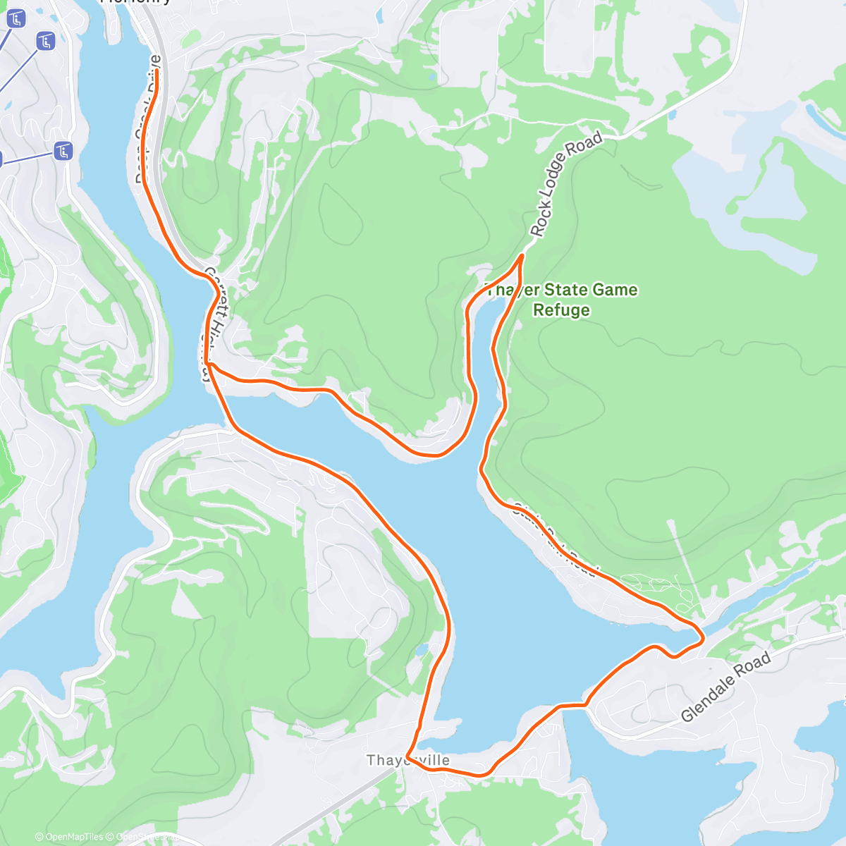 Mappa dell'attività Road Work