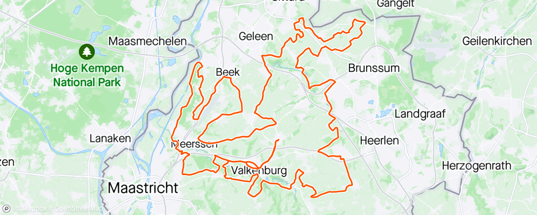 Map of the activity, AGR 2024 (Amstel Gold Race)