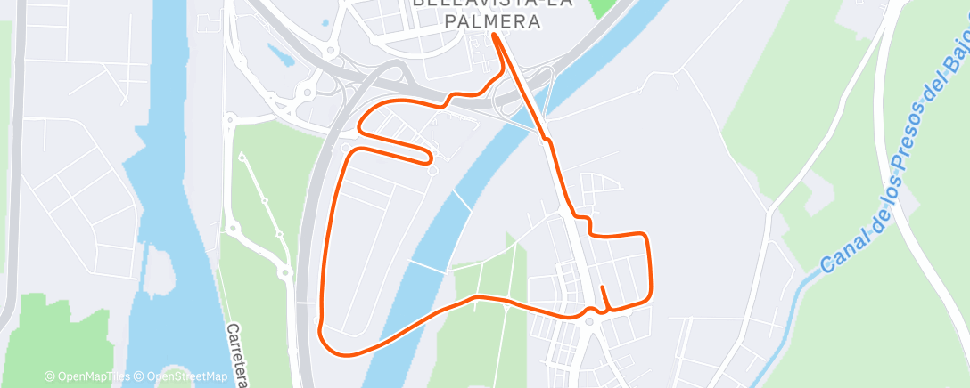 Карта физической активности (Carrera de mañana)