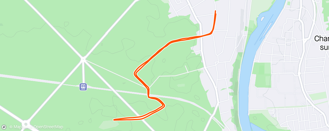 Map of the activity, Afternoon Run (avec Ma❤️)