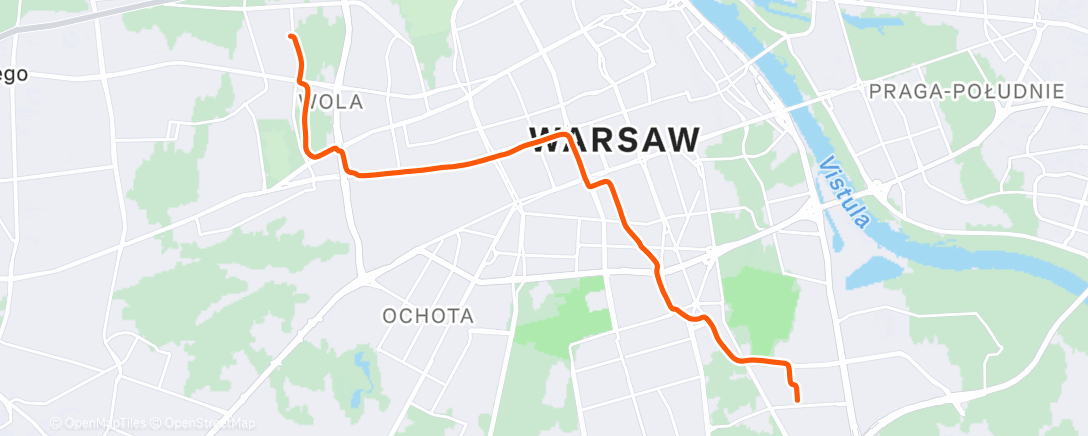 Map of the activity, Morning Gravel Ride