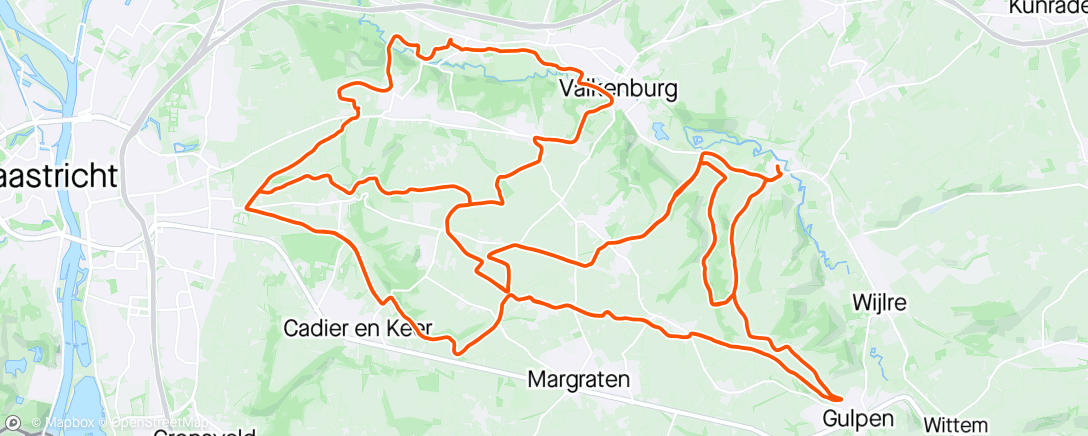 Map of the activity, Recce Valkenburg