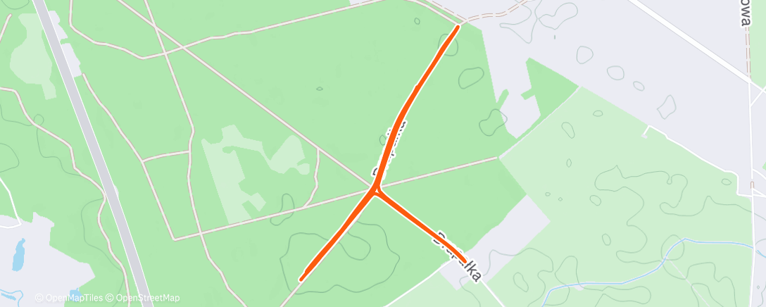 Map of the activity, Lunch Gravel Ride