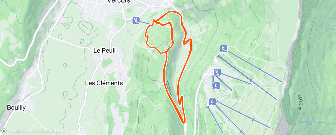 Map of the activity, Enduro ⚡️