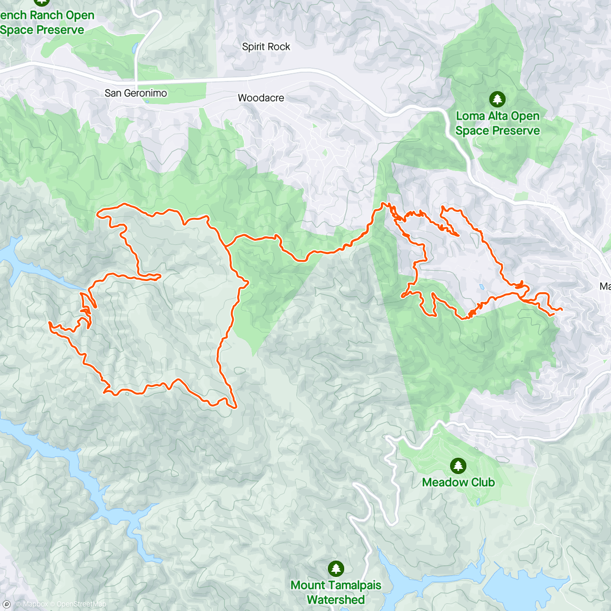 Map of the activity, Paradigm expedition