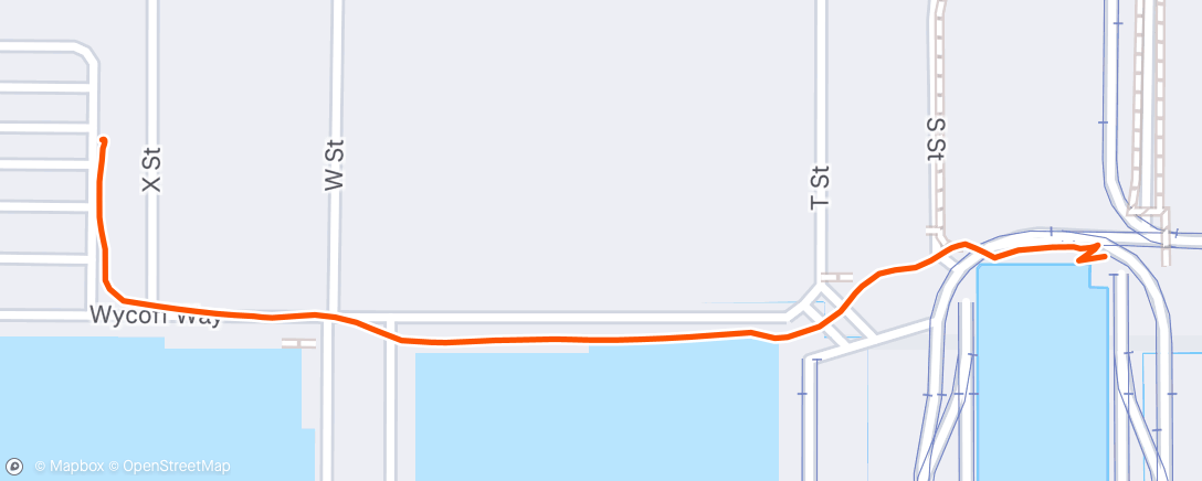 Map of the activity, Afternoon Walk