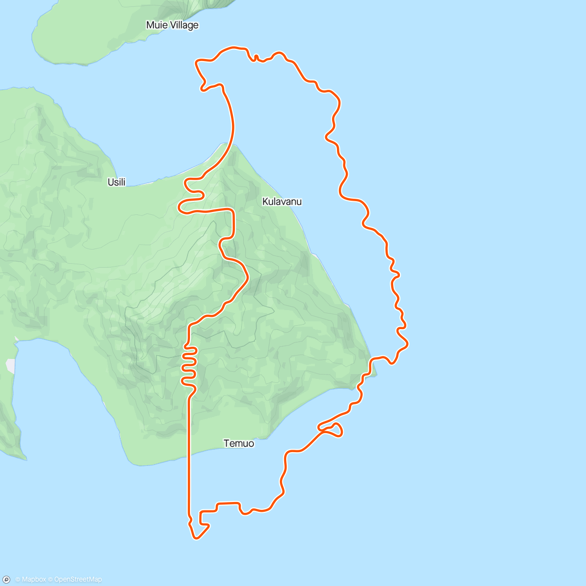 Mapa de la actividad (Zwift - Sweet Spot)