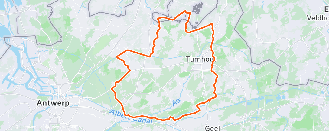 Карта физической активности (Ochtendrit)