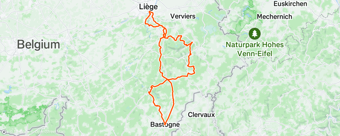 Map of the activity, Morning Ride