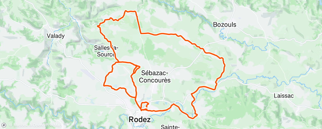 Map of the activity, Sortie BAROUDEURS