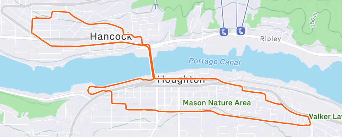 Map of the activity, Last day in winter wonderland