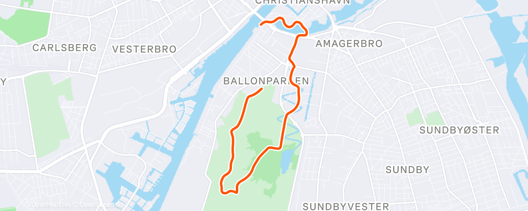 Map of the activity, Fitter Happier 🎸