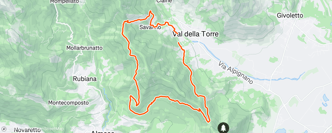 Map of the activity, Ravanage