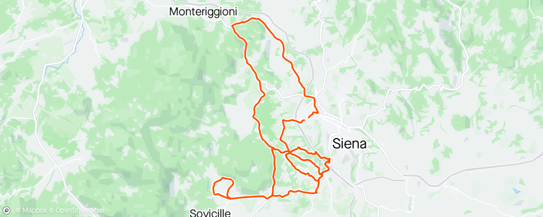 「Giro pomeridiano」活動的地圖