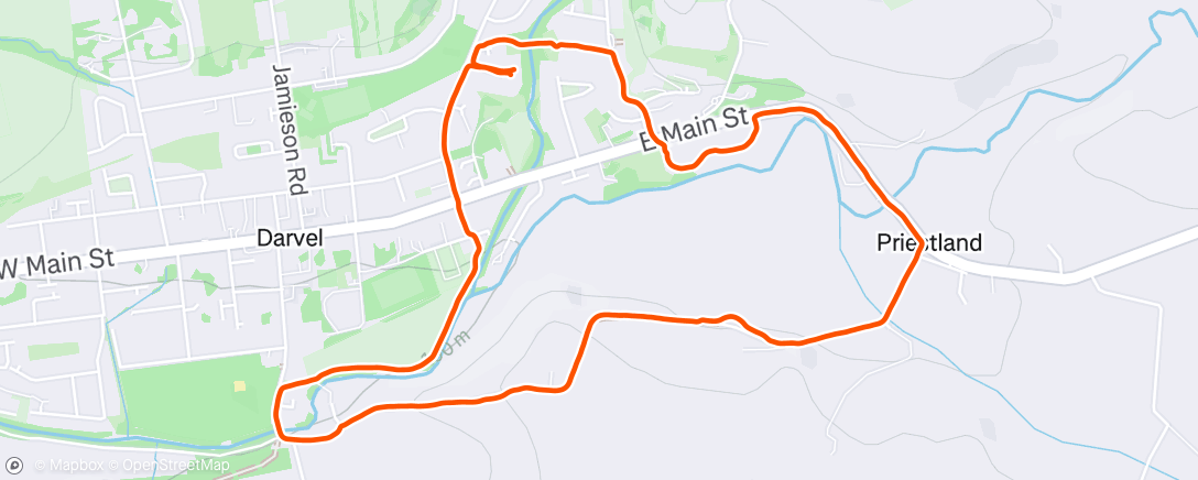 Map of the activity, Dogs