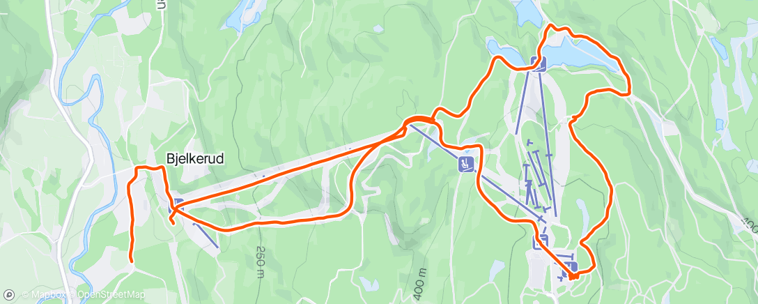 Map of the activity, Sesongavslutning? #AfterskiTryvann