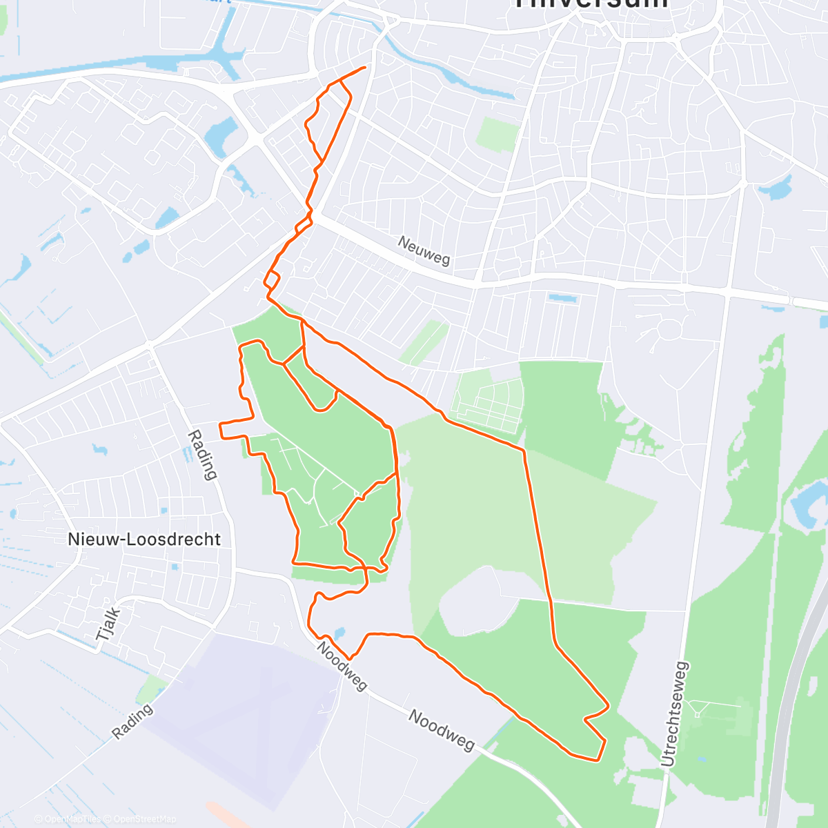 Карта физической активности (The mental reward of dropping tempo's while the legs feel like rubber is 💯)