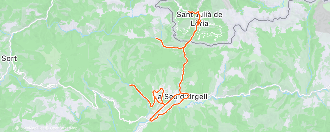 Peta aktivitas, Lunch Ride