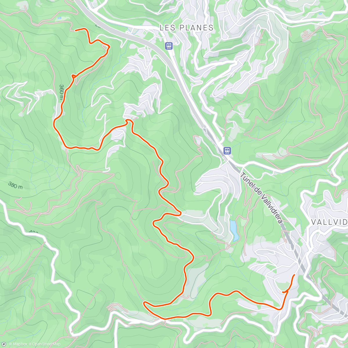 Map of the activity, 2ND MTB round with 2 Little blue Trail. I’m back  to my normal Life 🤩🥳😎🫶