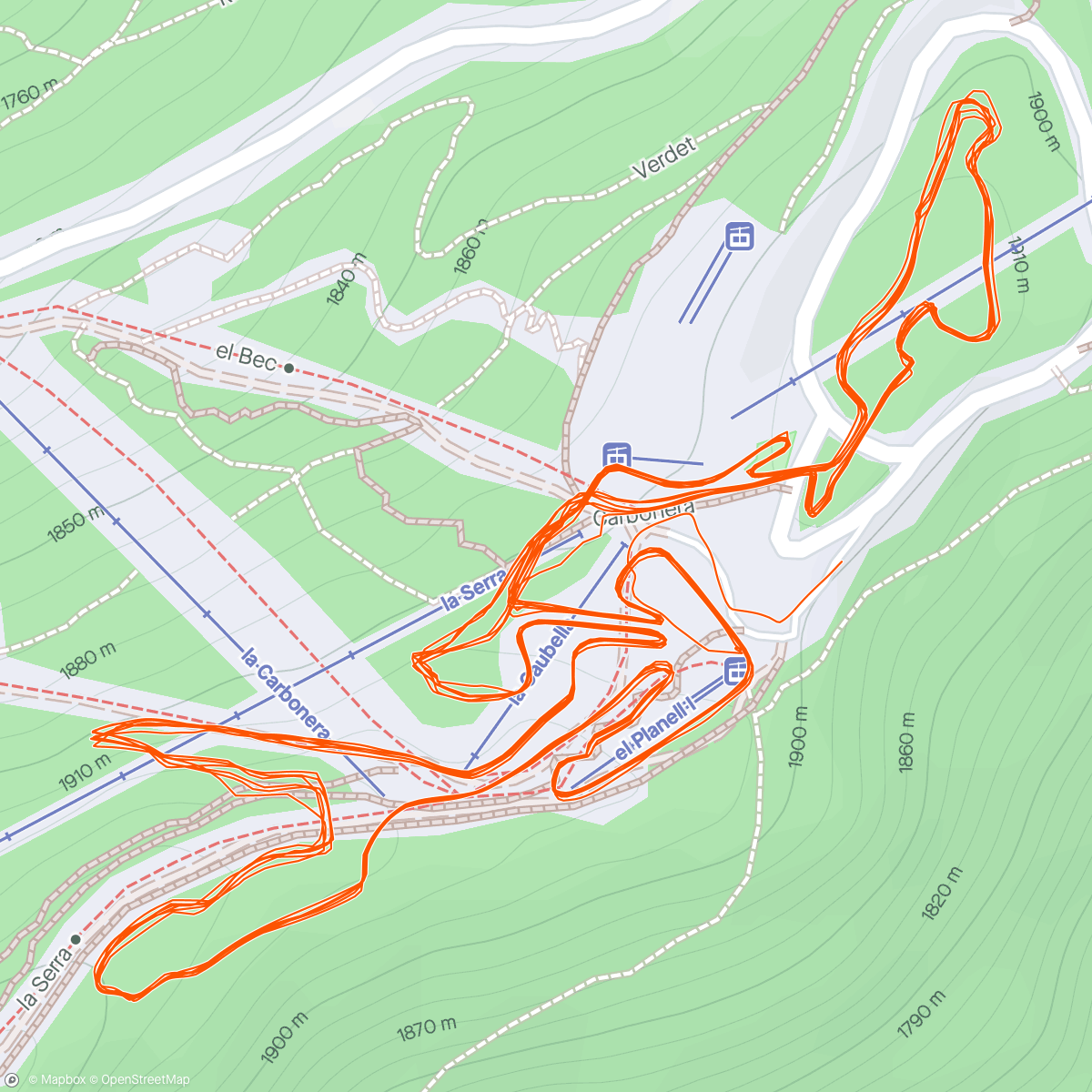 Map of the activity, Campeonato del Mundo 🇦🇩 P.17