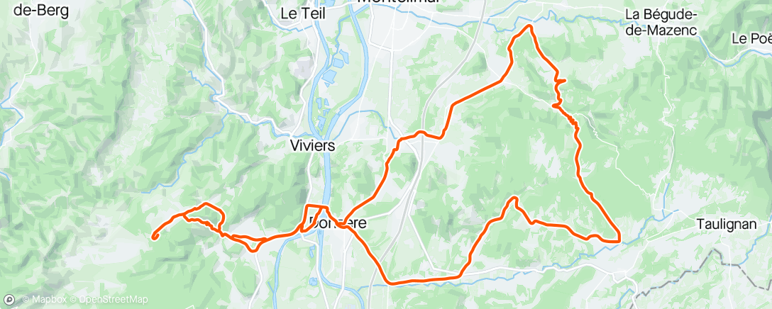 Map of the activity, Morning Ride