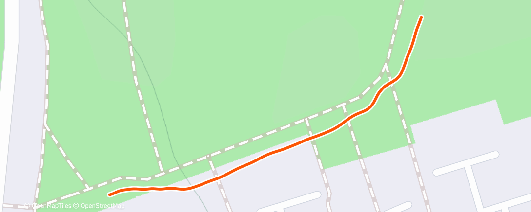 Map of the activity, Morning Walk