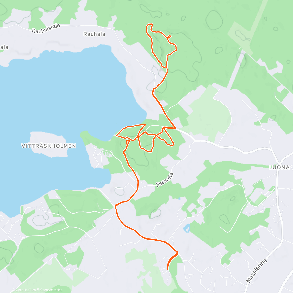 Карта физической активности (Finally some winter weather)