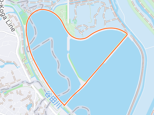 渡良瀬遊水地】5.4kmと7.3kmの周回コースを走り比べてみた