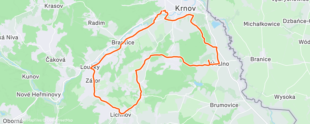 Карта физической активности (MTB)