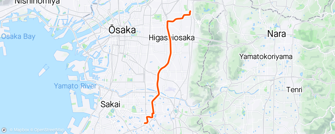 Map of the activity, 通勤パパチャリ行き