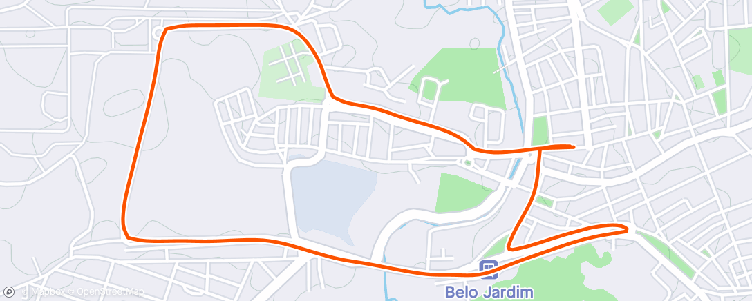 Карта физической активности (3a Etapa do Circuito Belojardinense de Corrida de Rua - Com RP de novo)