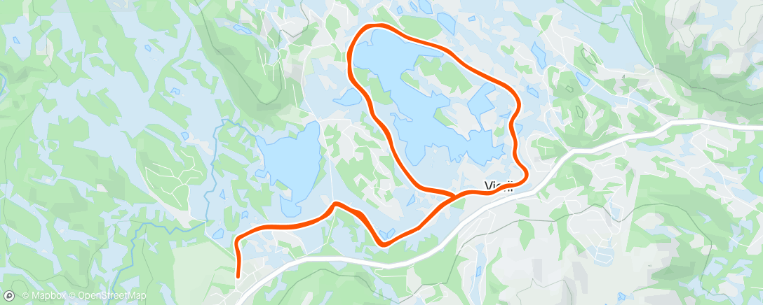 Kaart van de activiteit “Evening Nordic Ski”