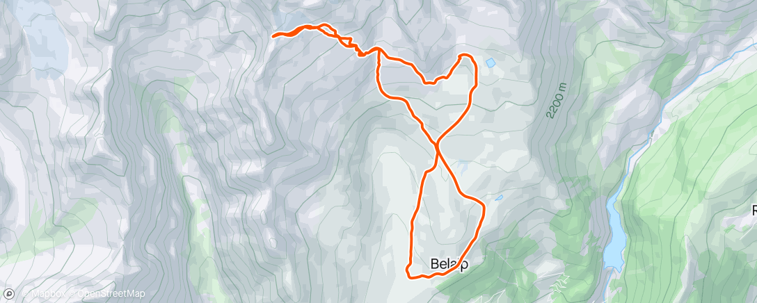 Map of the activity, Skitouren Nr. 22 (Unterbächgletscher)