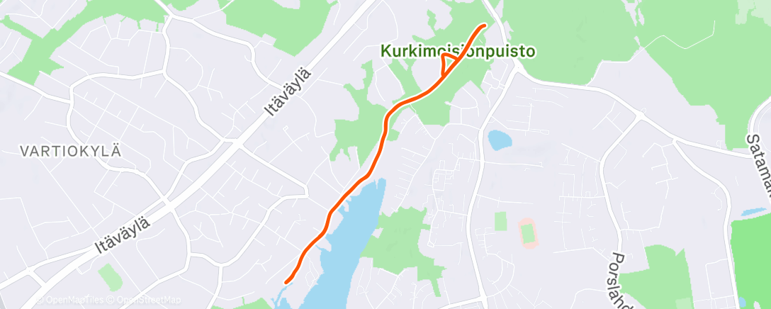 Map of the activity, Ski Nordisch am Nachmittag