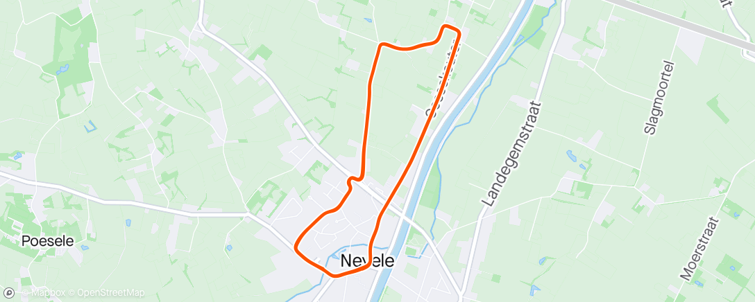 Map of the activity, Nevele