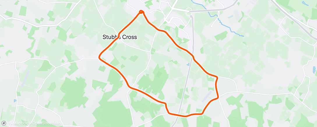 Map of the activity, Afternoon Ride