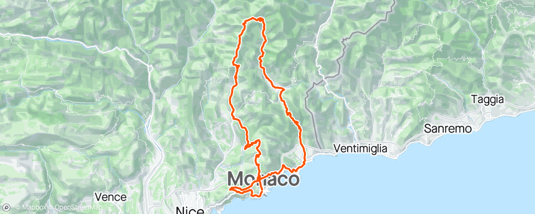 Map of the activity, Turini loop
