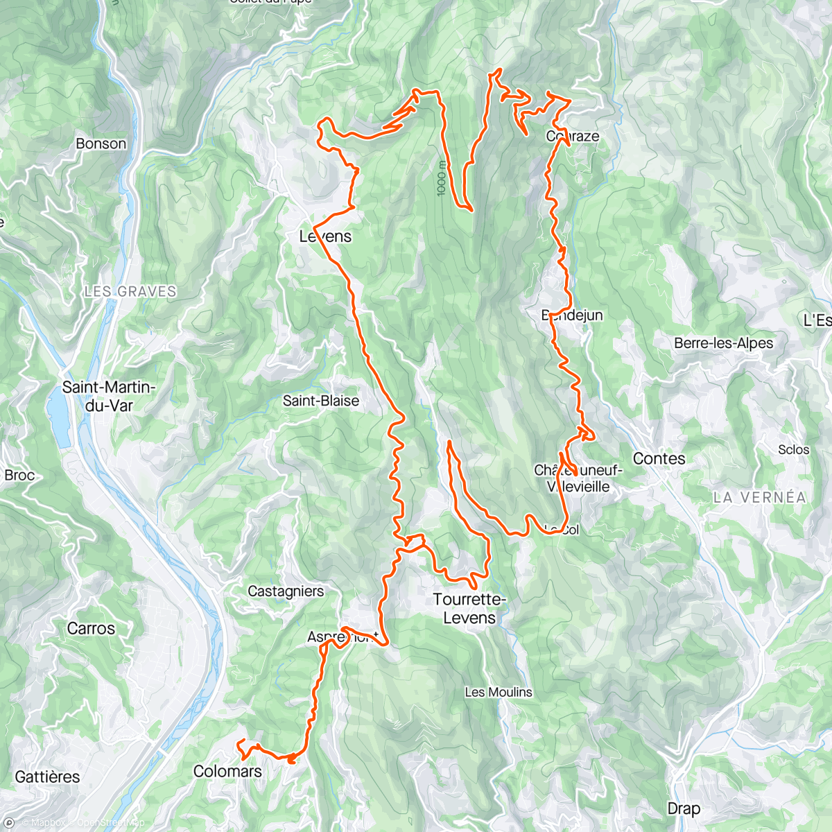 Map of the activity, Faufilé pour le Férion