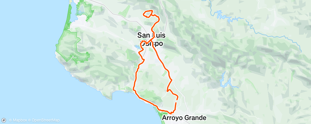 Map of the activity, Morning Gravel Ride