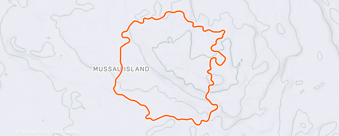 Map of the activity, TrainingPeaks Virtual - Workout: 60mins cycling