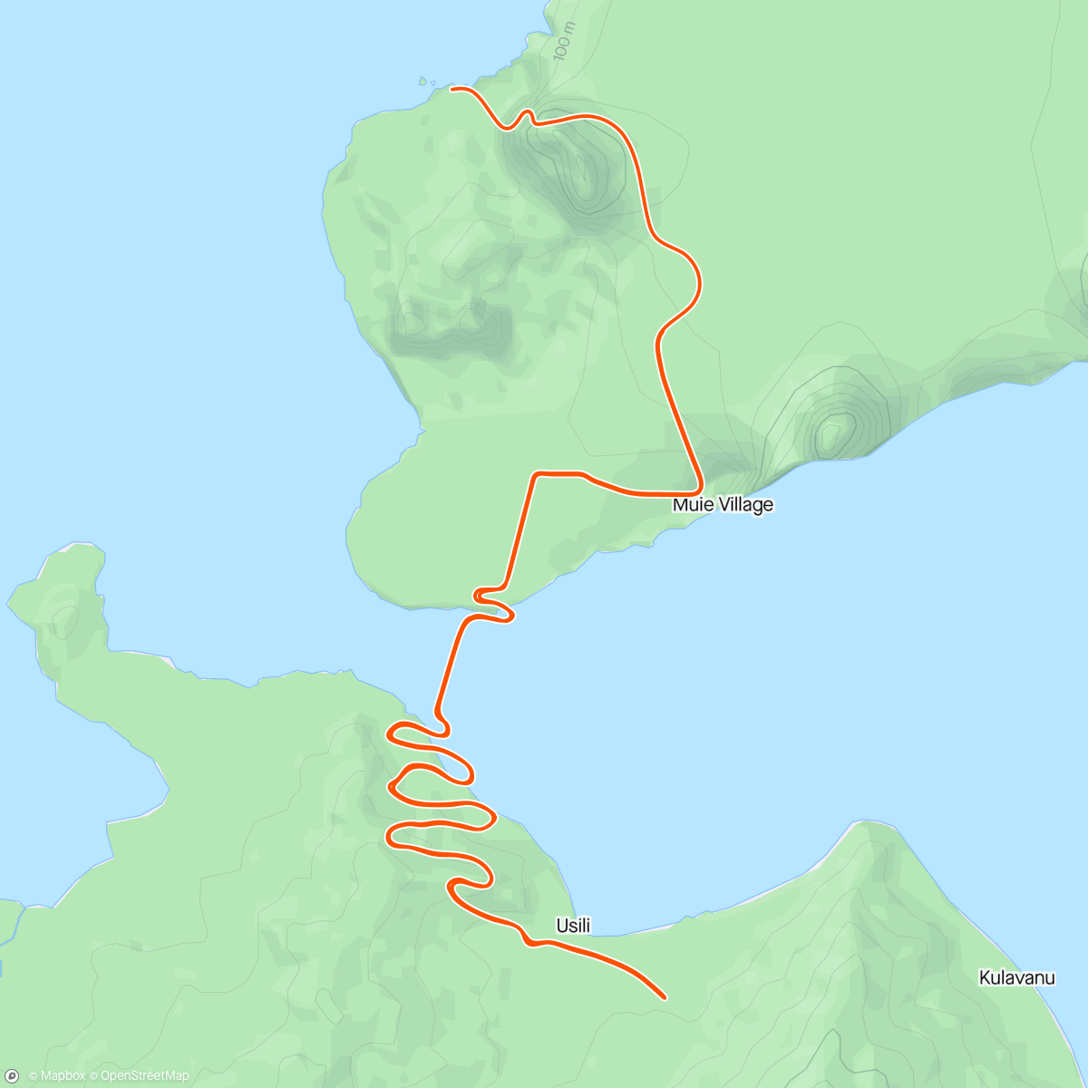 Map of the activity, Zwift - Mountain 8 in Watopia