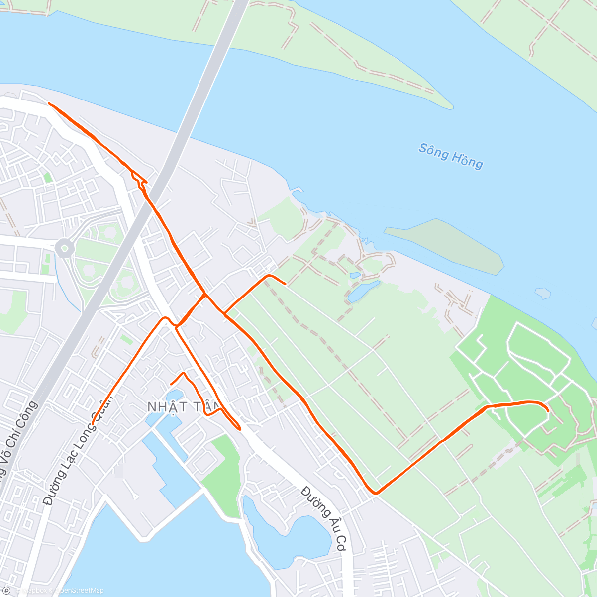 Map of the activity, Ranní testík vybavení