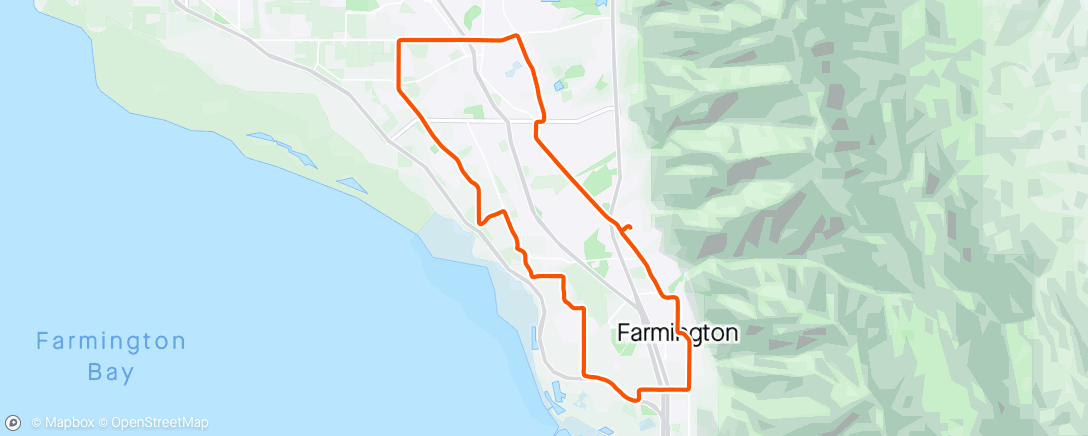Map of the activity, California Ride