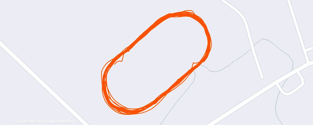 Map of the activity, Recovery run 🔥🫡