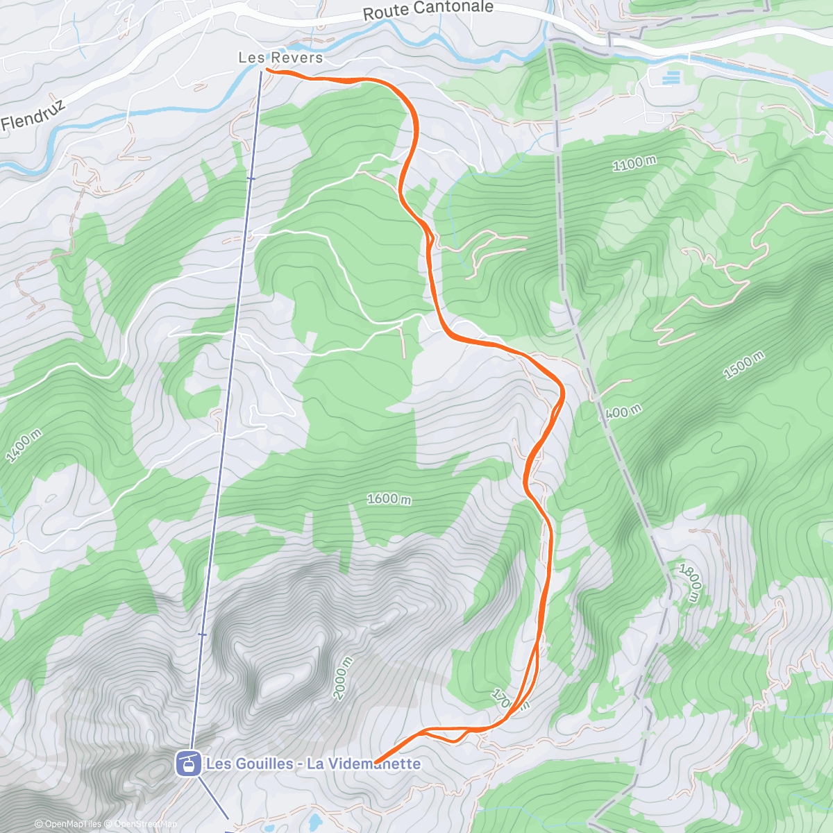 Map of the activity, SDR Rubli ❄️